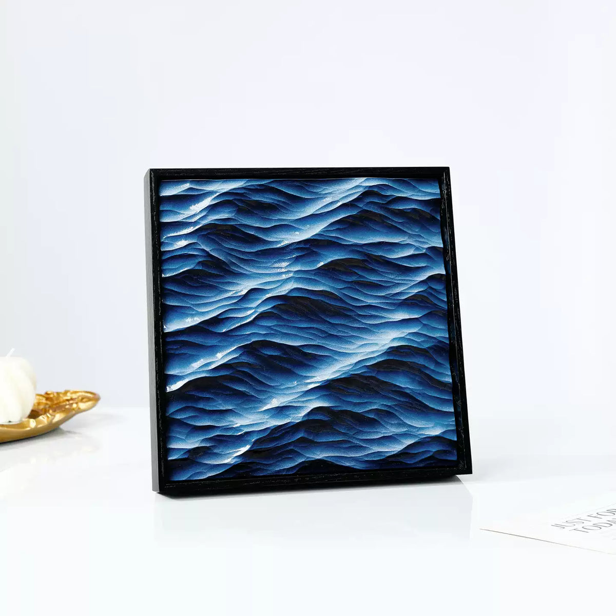 Ocean in Relief — Framed Wave Art