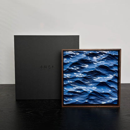 Ocean in Relief — Framed Wave Art